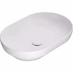 Lavabo in ceramica ovale installazione a incasso, dimensione 60 x 41 | Ceramica Globo T-EDGE B6O61 Rendere moderno e lussuoso ...