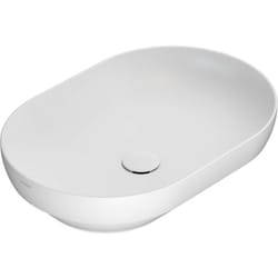 Ceramica Globo - Lavabo in ceramica ovale da incasso 60.41 Globo t-edge B6O61 Bianco Opaco - Globo bo
