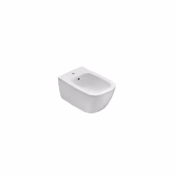 Bidet monoforo sospeso della serie Genesis di Ceramica Globo. Il bidet è in ceramica bianco lucido cm. 55x36xh33 con fissaggi ...
