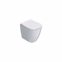 Vaso a terra filoparete della serie Genesis di Ceramica Globo. Il wc è in ceramica bianco lucido, con scarico traslato regola ...