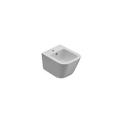 Ceramica Globo - Bidet Mini Stone salvaspazio sospeso cm. 45x37 bianco lucido di