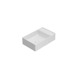 Lavabo T-Edge appoggio 55x35 rettangolare in ceramica bianco