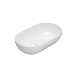 Ceramica Globo - Lavabo in ceramica 60x36 cm Globo t-edge Le Ciotole B6O62BI Bianco - Ceramica