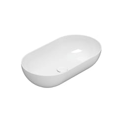 Ceramica Globo - Lavabo in ceramica 65x36 cm Globo t-edge Le Ciotole B6O65BI Bianco - Ceramica