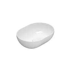Ceramica Globo - Lavabo in ceramica 50x36 cm Globo t-edge Le Ciotole B6O50BI Bianco - Ceramica