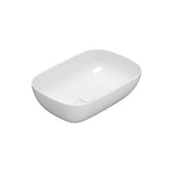 Ceramica Globo - Lavabo in ceramica 50x38 cm Globo t-edge Le Ciotole B6R53BI Bianco - Ceramica
