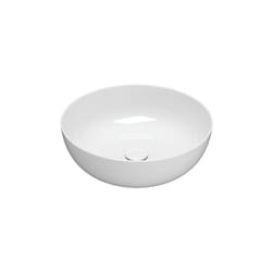 Ceramica Globo - Lavabo in ceramica ø 48 cm Globo t-edge Le Ciotole B6T48BI Bianco - Ceramica