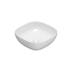 Ceramica Globo - Lavabo in ceramica 45x45 cm Globo t-edge Le Ciotole B6Q45BI Bianco - Ceramica