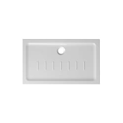Ceramica Globo - Piatto doccia 70x120 h.4 5 in ceramica bianco lucido Docciaviva