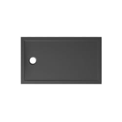 Ceramica Globo - Piatto doccia 70X120 h.3 in ceramica nero opaco Docciatre Plus di