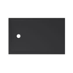 Ceramica Globo - Piatto doccia 90X140 h.3 in ceramica nero opaco Docciatre Plus di