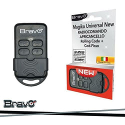 Bravo - radiocomando autoapprendente rolling code + fisso a 4 banchi