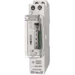 Temporizzatore orario analogico per luci scale, corridoi, cantine e garage da barra DIN. Temporizzatore orario analogico per  ...