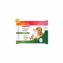 Dog e Cat Protezione Naturale Salviette Dog e Cat Protezione Naturale Salviette - Confezione da 15 Salviette - Beaphar