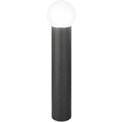 Lutec - Paletto per esterno skittle nero con diffusore a sfera 65 cm.. (1xE27) - Antracite