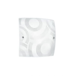 F.A.N. EUROPE Lighting plafoniera MIRO cromo vetro bianco