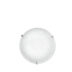 F.A.N. EUROPE Lighting plafoniera CHANTAL vetro bianco sfumato