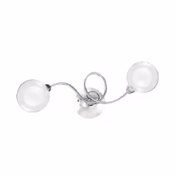 F.A.N. EUROPE Lighting PLAFONIERA BLOG chromo vetro, 2 lampadina(e), Alogena, G9, 3500 K, Cromo, Bianco