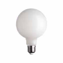 Lampada led modello globo Dimensioni mm 178x125 Luce calda 2700 K e fredda 4000 K Durata h 20000 Diffusore opale - Fascio luc ...