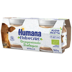 Humana Naturcare Omogeneizzato Biologico Vitello 160 g Pappa