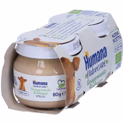 Humana Naturcare Omogeneizzato Biologico Vitello 160 g Pappa