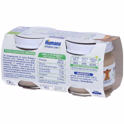 Humana Naturcare Omogeneizzato Biologico Vitello 160 g Pappa - Vista aggiuntiva 4