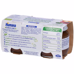 Humana NaturCare Omogeneizzato Biologico Prugna (Con Mela) 200 g Pappa