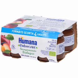 Humana Omogeneizzato alla Prugna Bio 4 Vasetti per 100 g