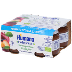 Humana Omogeneizzato alla Prugna Bio 4 Vasetti per 100 g