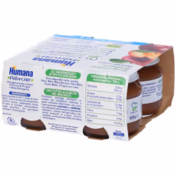 Humana Omogeneizzato alla Prugna Bio 4 Vasetti per 100 g