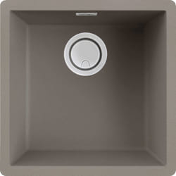 Elleci Zen 102 Lavello montato su piano Quadrato Keratek plus