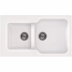Elleci LGF43068, Granitek, Titanio, 2 ciotole, 290 x 320 mm, 21,5 cm, 405 x 420 mm