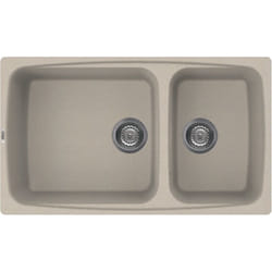 Elleci Fox 450 51 Avena Lavello montato su piano Rettangolare Granitek