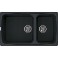 Elleci Fox 450 59 Antracite Lavello montato su piano Rettangolare Granitek