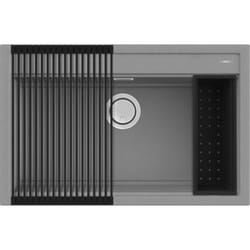 Elleci Best 130 Bundle Lavello montato su piano Rettangolare Granitek