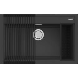 Elleci Best 130 Bundle Lavello montato su piano Rettangolare Granitek