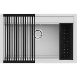 Elleci Best 130 Bundle Lavello montato su piano Rettangolare Granitek
