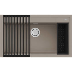 Elleci Best 360 Bundle Lavello montato su piano Rettangolare Granitek