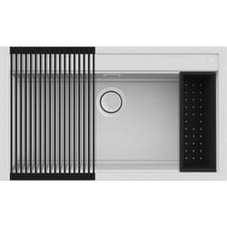 Elleci Best 360 Bundle Lavello montato su piano Rettangolare Granitek