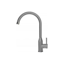 Elleci - MGKADI48 Adige – Miscelatore da cucina monocomando, da incasso, Granitek, canna girevole, 40 cm, Grigio Cemento