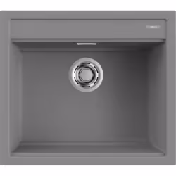 Elleci Best 105, Lavello montato su piano, Rettangolare, Metallo, Titanio, 1 ciotole, Titanium