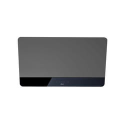 Elleci - KKQ80099VST Quadro – Cappa a parete, aspirante, 80 cm, 750 m³-h, Classe a, 65 dB, Touch control, 4 velocita', Booster, indicatore