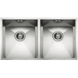 Elleci Square 720 2V Lavello montato su piano Rettangolare Acciaio inox