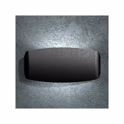 Applique da Parete 10.5w CCT Nero da Esterno (Abram 270) IP55 - Fumagalli Plafoniera senza viti a vista con emissione della l ...