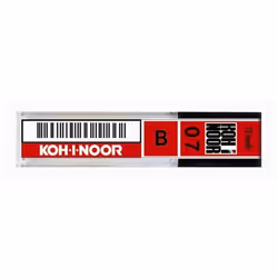 Koh-I-Noor MICROMINE 0.7mm, 12 Pack, B, 0,7 mm, 12 pz