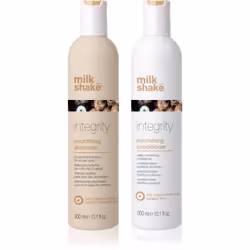 Tutto per capelli dall’aspetto meraviglioso in un’unica confezione. Il set di cosmetici milk_shake® Integrity Duo Pack contie ...