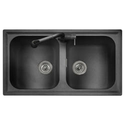 Plados Atlantic 86-20 Lavello montato su piano Rettangolare Ultrametal