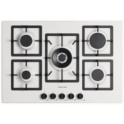 Plados FLAT75 piano cottura Bianco Da incasso 75 cm Gas 5 Fornello(i)