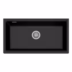 Plados LX8610ST, Lavello sottopiano, Rettangolare, Microultragranit, Nero, 1 ciotole, UG 70 Nero Matt