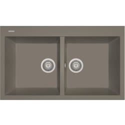 Lavello Plados composito cucina Plados AM8620 due vasche - UG72 Tartufo